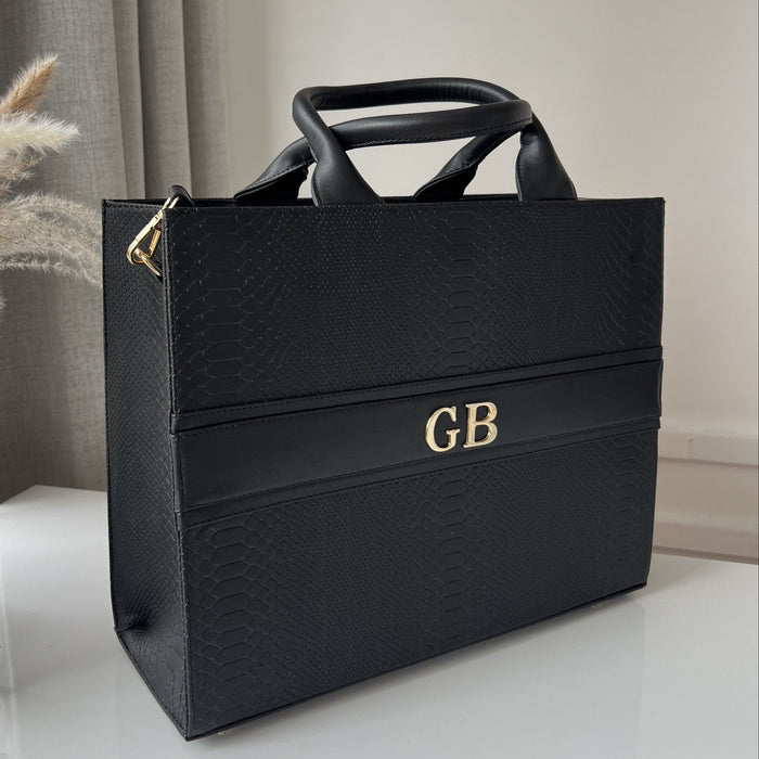 Tote Premium Grande en color negro de Hatha Bags