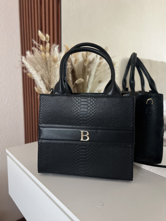 Tote Premium Mediana en color negro de Hatha Bags